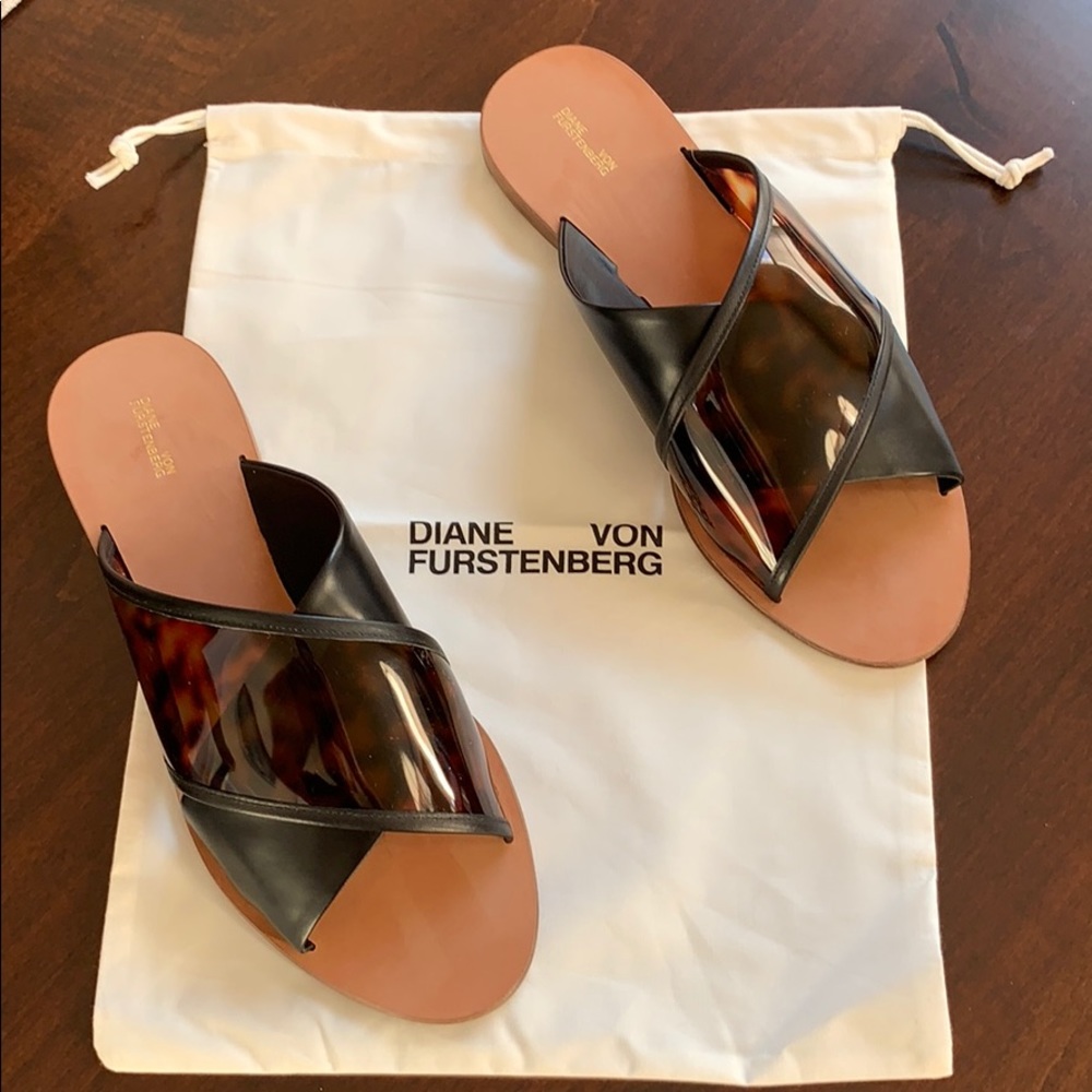 DVF Sandals, NEW In Box